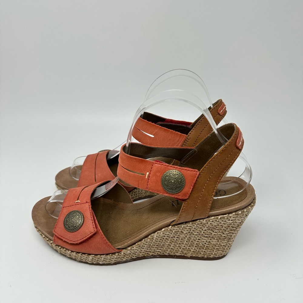 Cobb Hill Slingback Wedge Sandals Women's Loop Woven Heels Casual